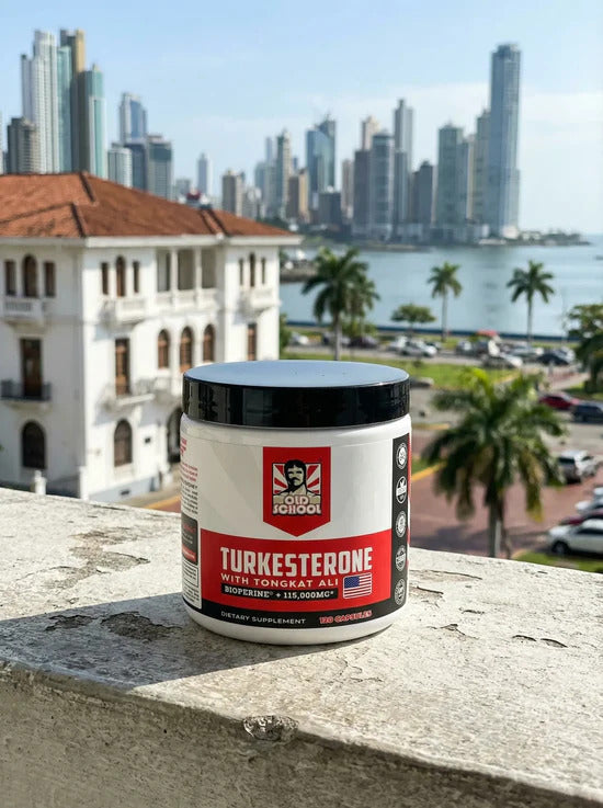 Turkesterone - Cápsulas de Ajuga Turkestanica con Tongkat Ali para Resistencia, Fuerza y Vitalidad M