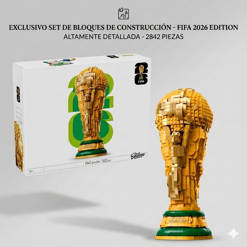 Copa Mundial 2026 - Set de Bloques de Construcción Edición Limitada