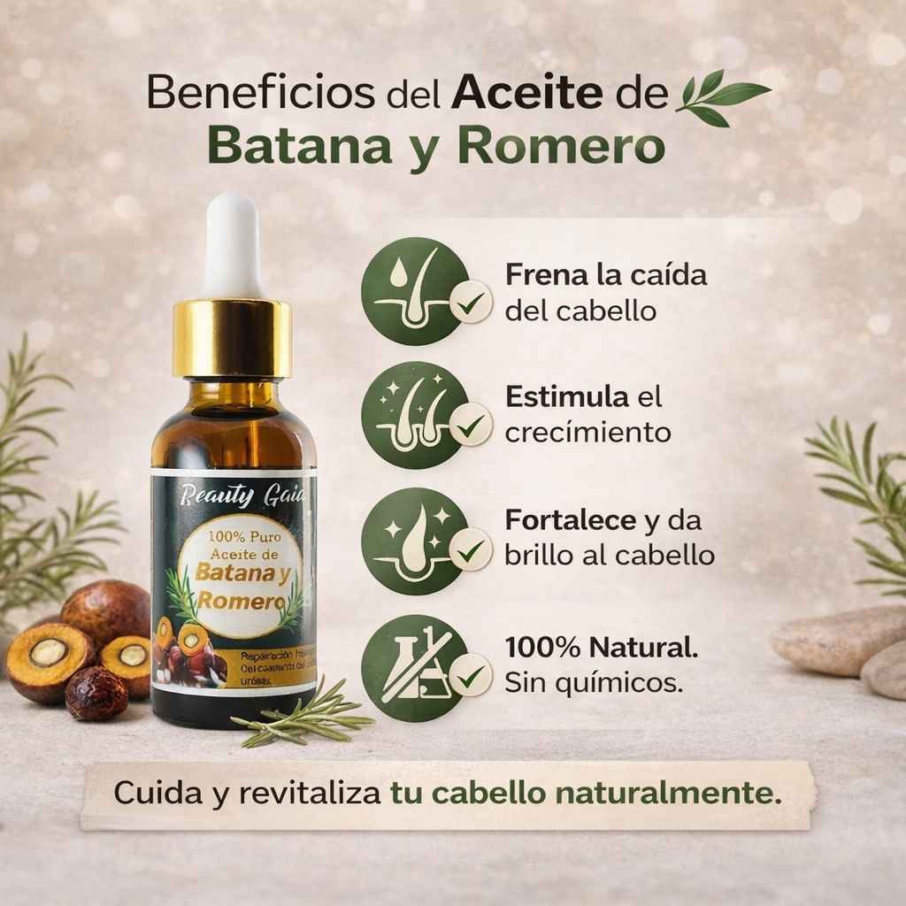 Aceite de Batana y Romero