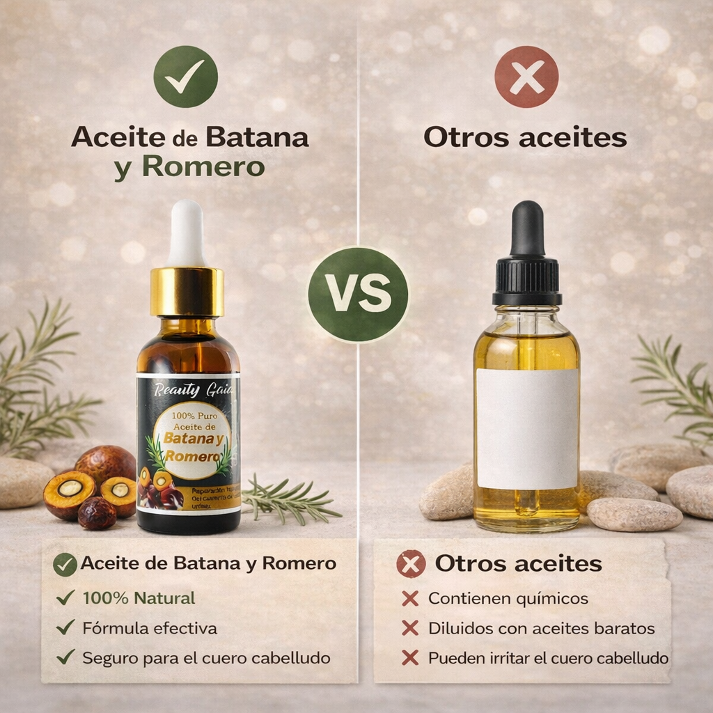 Aceite de Batana y Romero