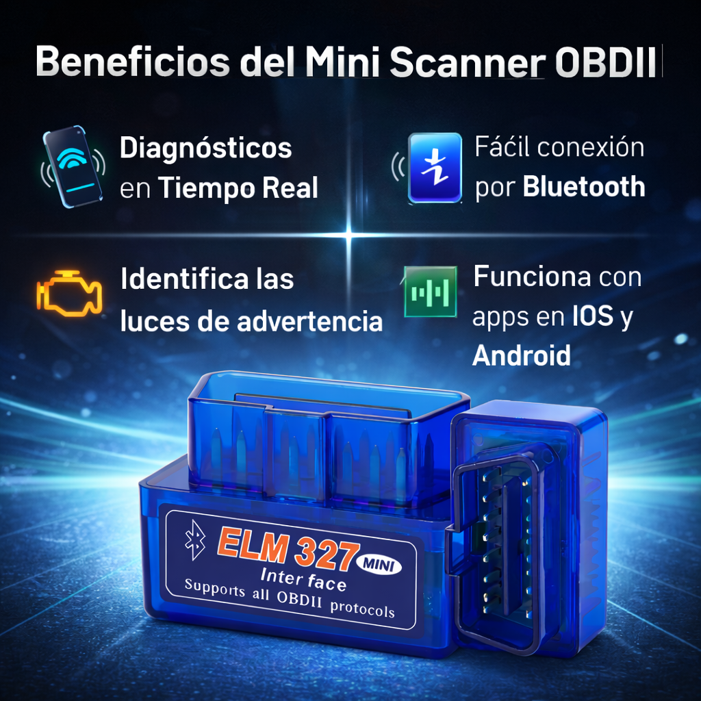 Mini Scanner Bluetooth ELM 327