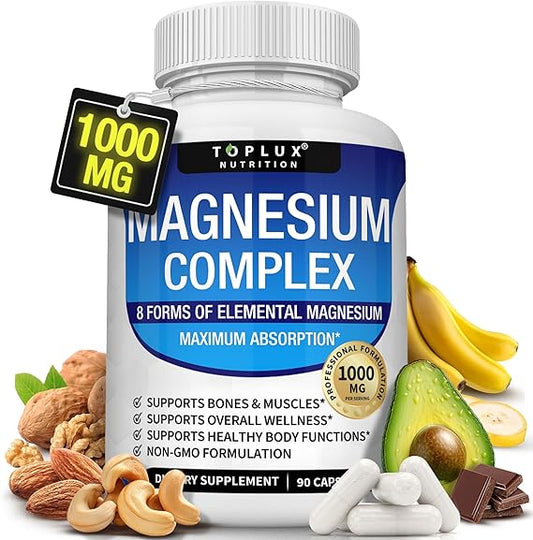 Toplux Magnesium Complex 1000 mg – 90 Cápsulas